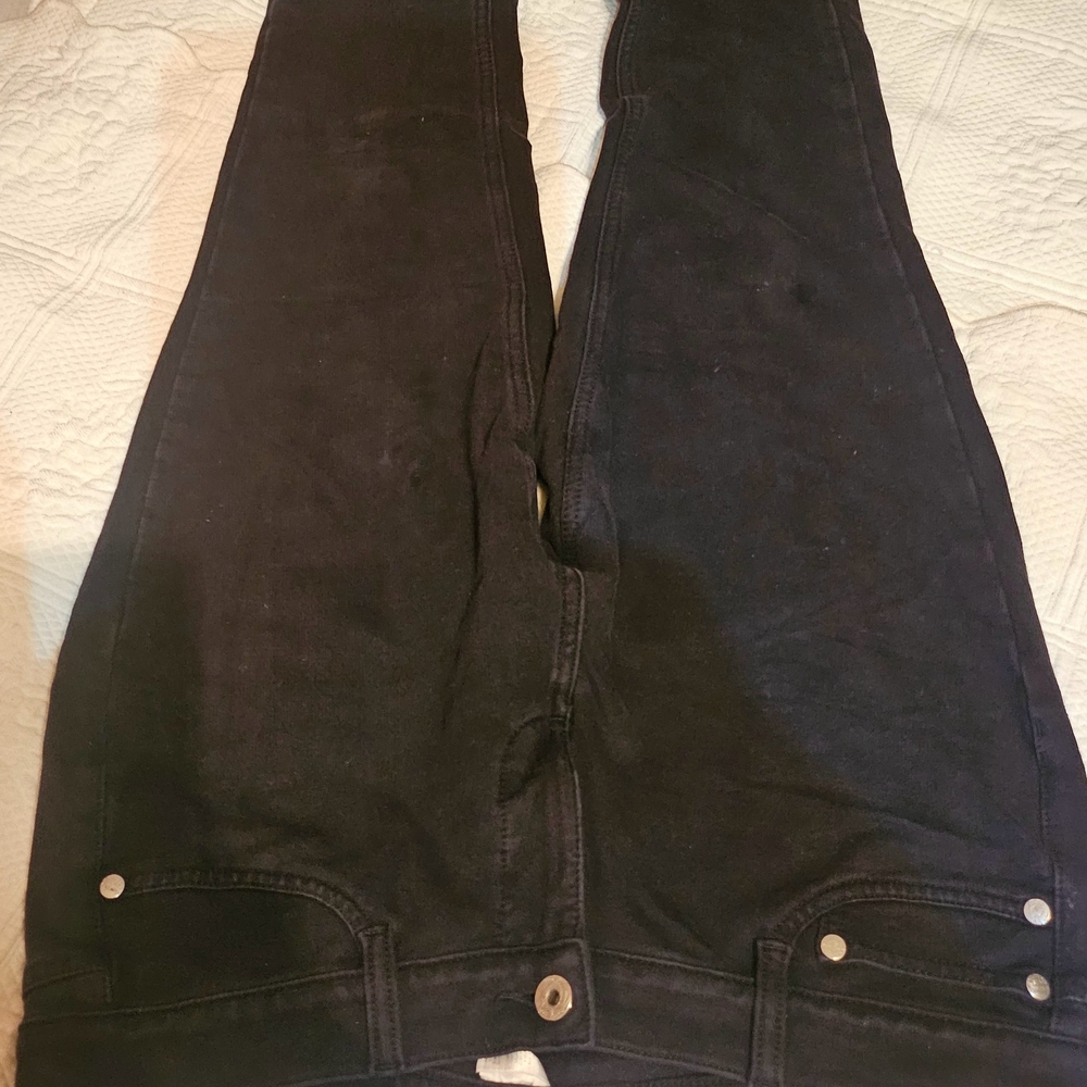 Piper & Blue Women's Black Straight Leg Jeans